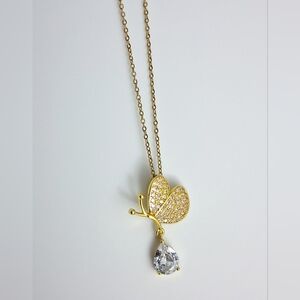 Gold Butterfly Necklace